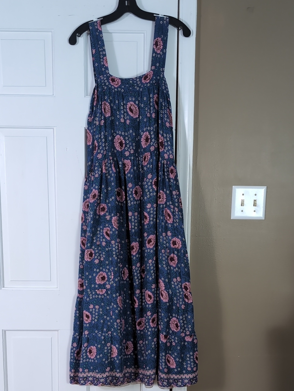 Natalie Martin Jasmine Dress In Vintage Flowers Azure Small